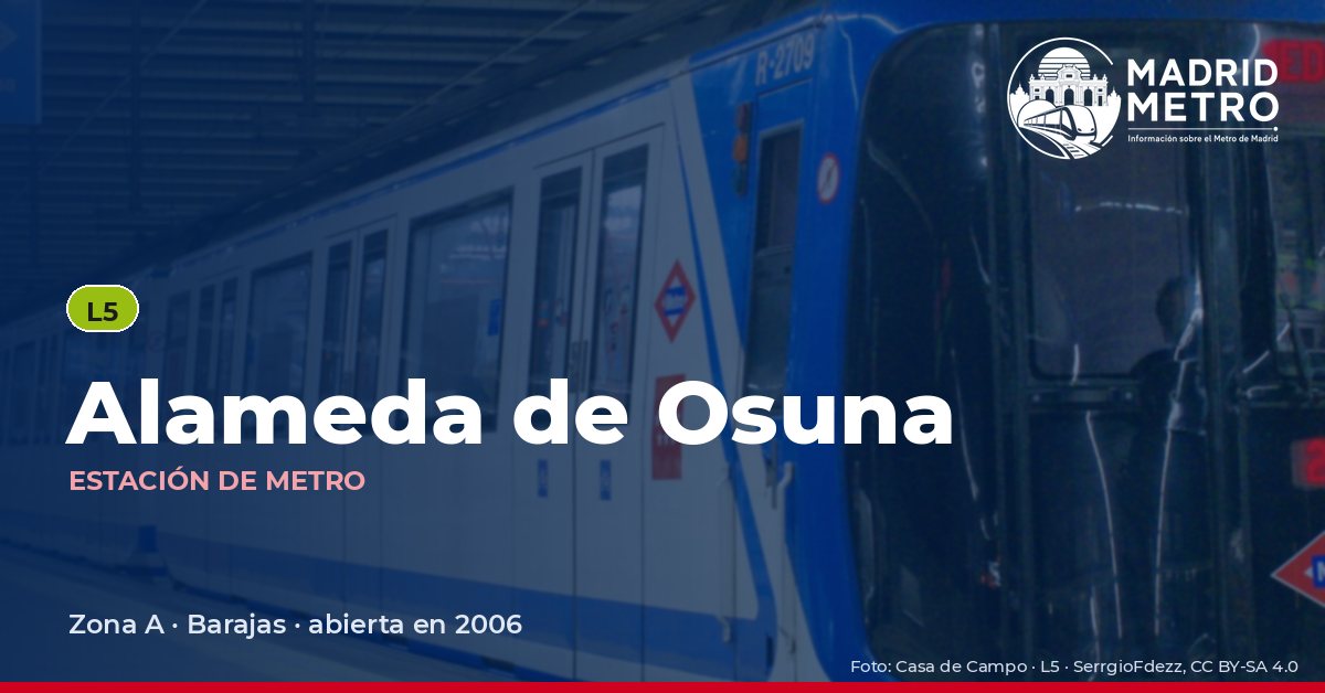 Estación de metro Alameda de Osuna