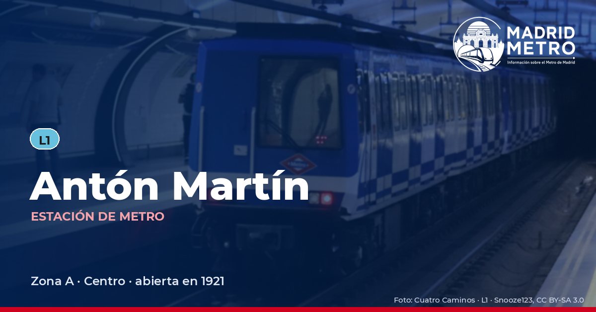 Estación de metro Antón Martín