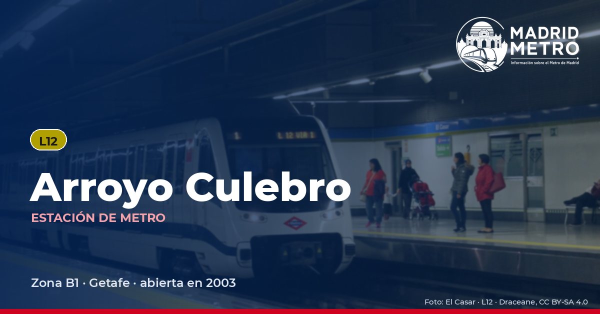 Estación de metro Arroyo Culebro
