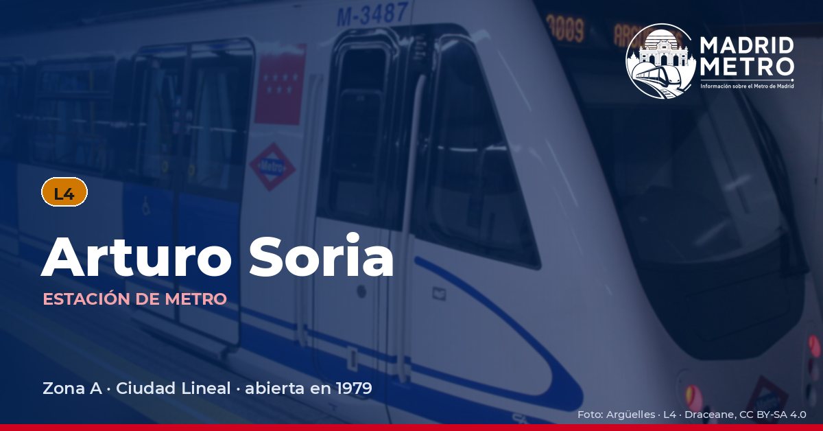 Estación de metro Arturo Soria