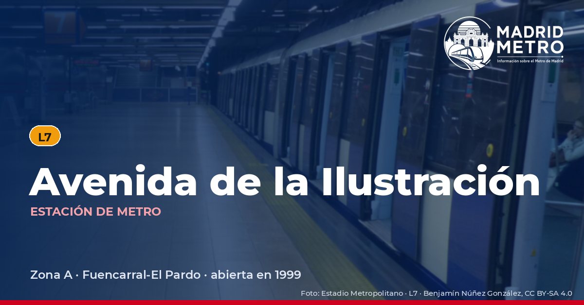 Estación de metro Avenida de la Ilustración