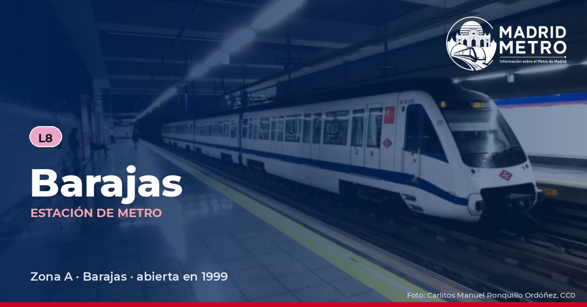 Estación de metro Barajas