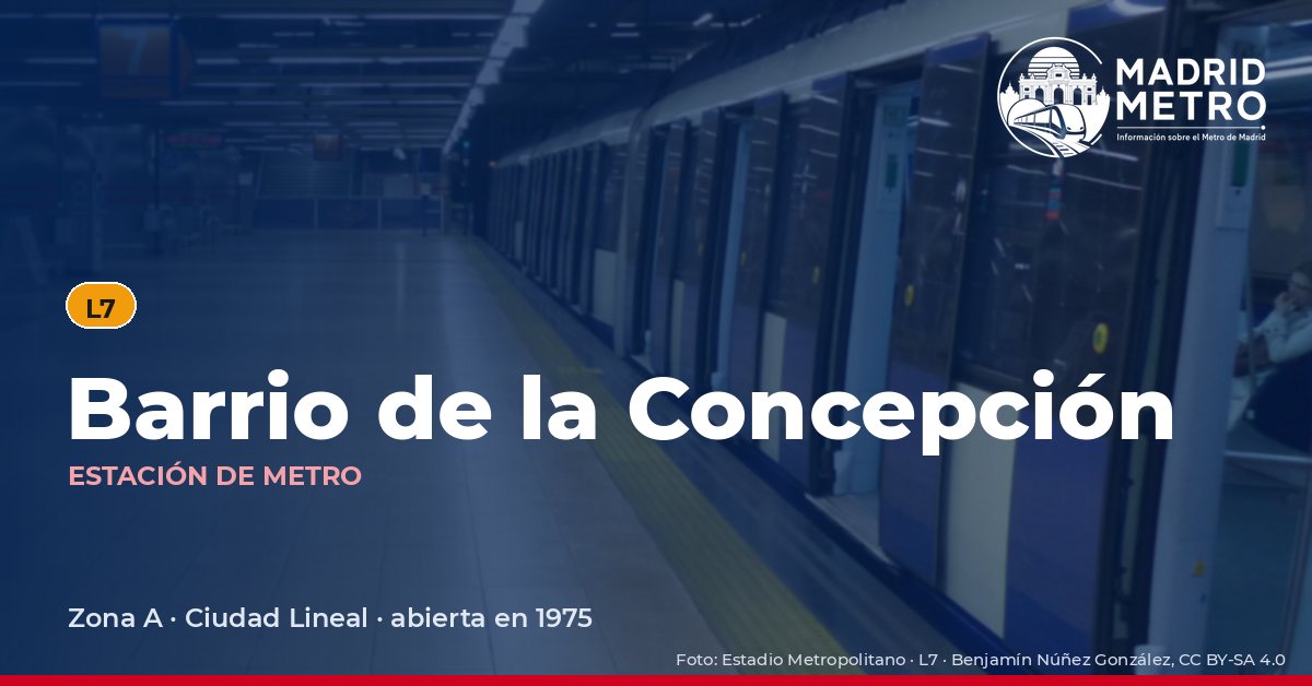 Estación de metro Barrio de la Concepción