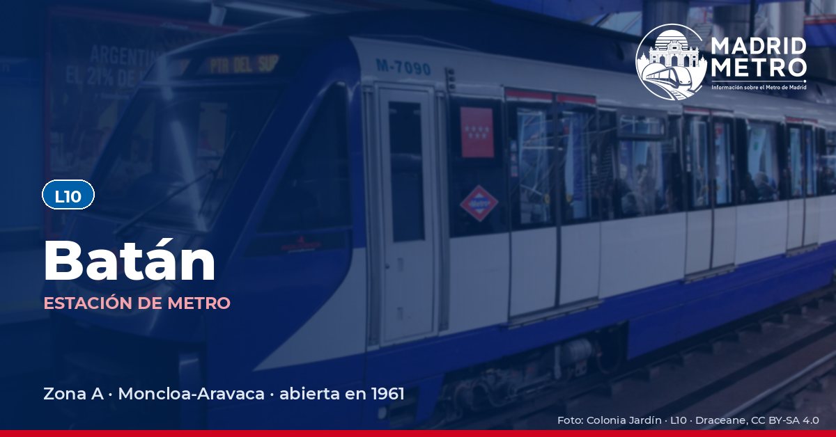 Estación de metro Batán