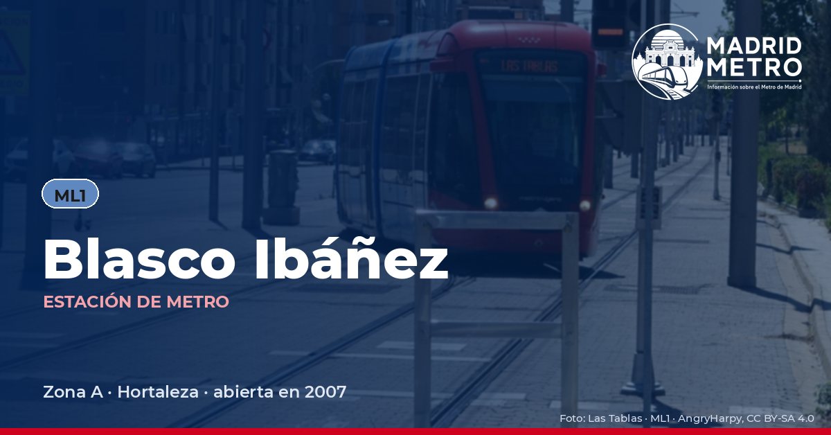 Estación de metro Blasco Ibáñez