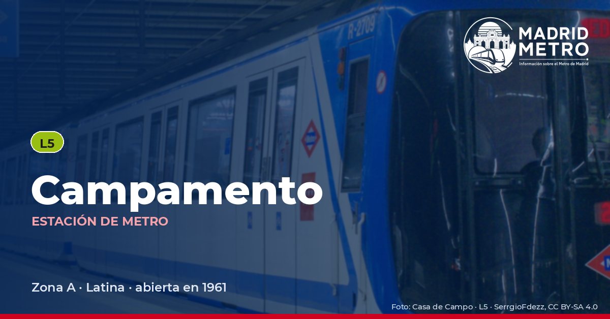 Estación de metro Campamento