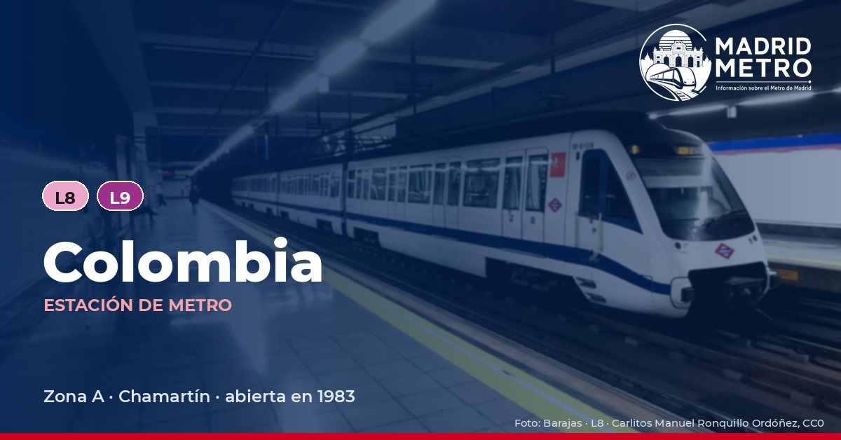 Estación de metro Colombia