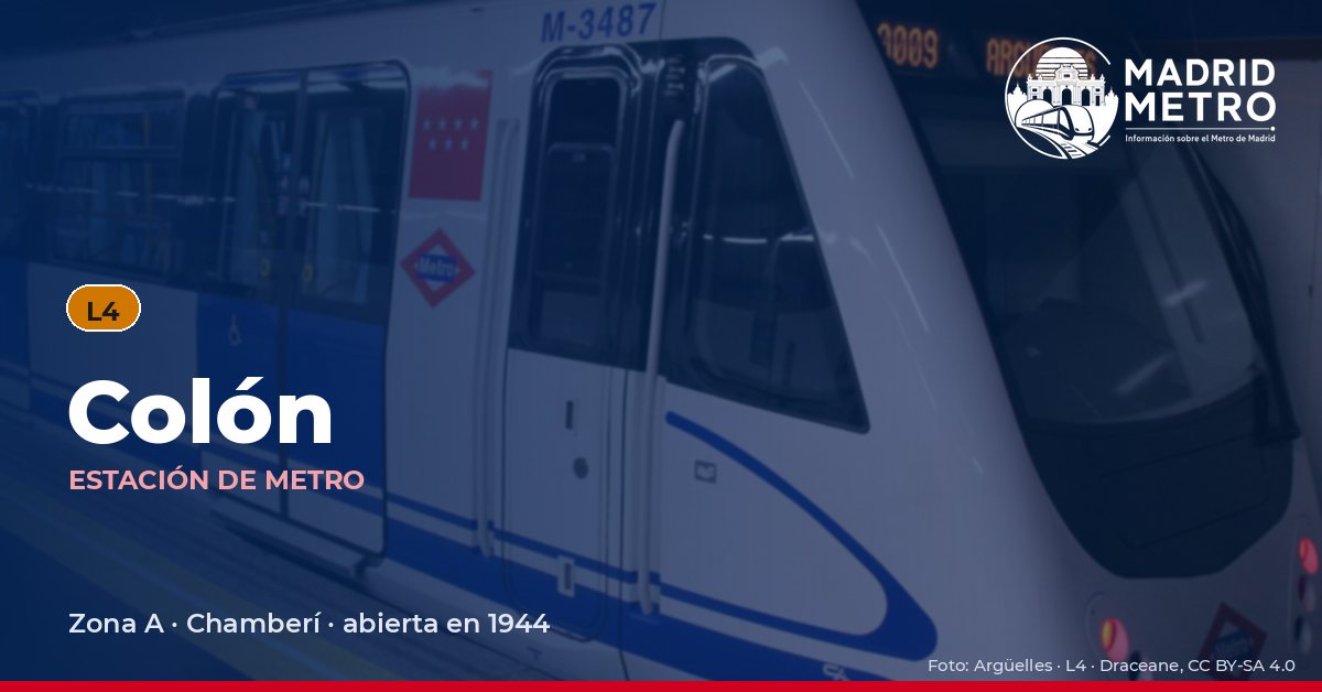 Estación de metro Colón