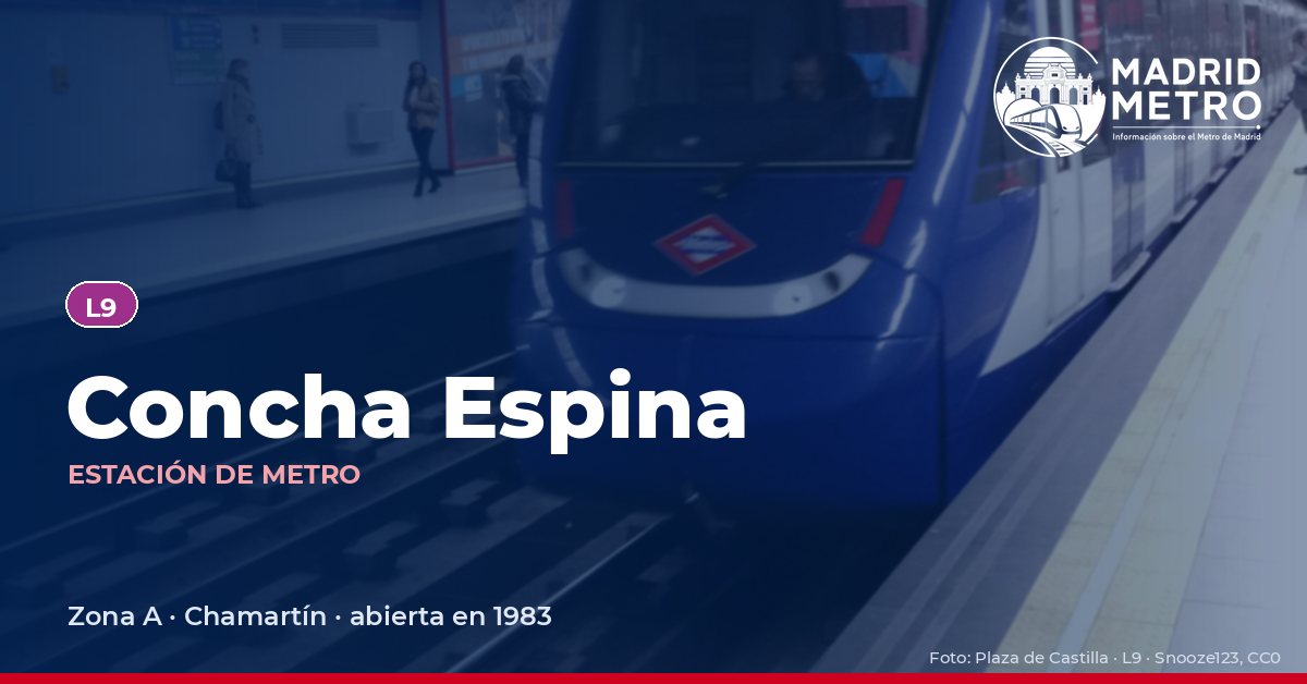 Estación de metro Concha Espina