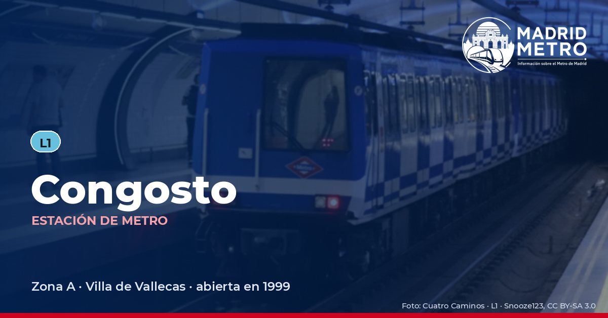 Estación de metro Congosto