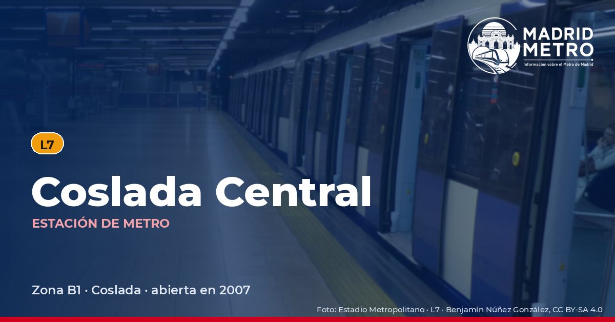 Estación de metro Coslada Central