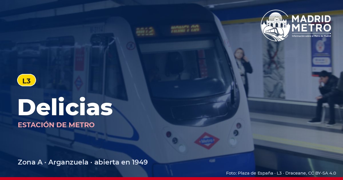 Estación de metro Delicias