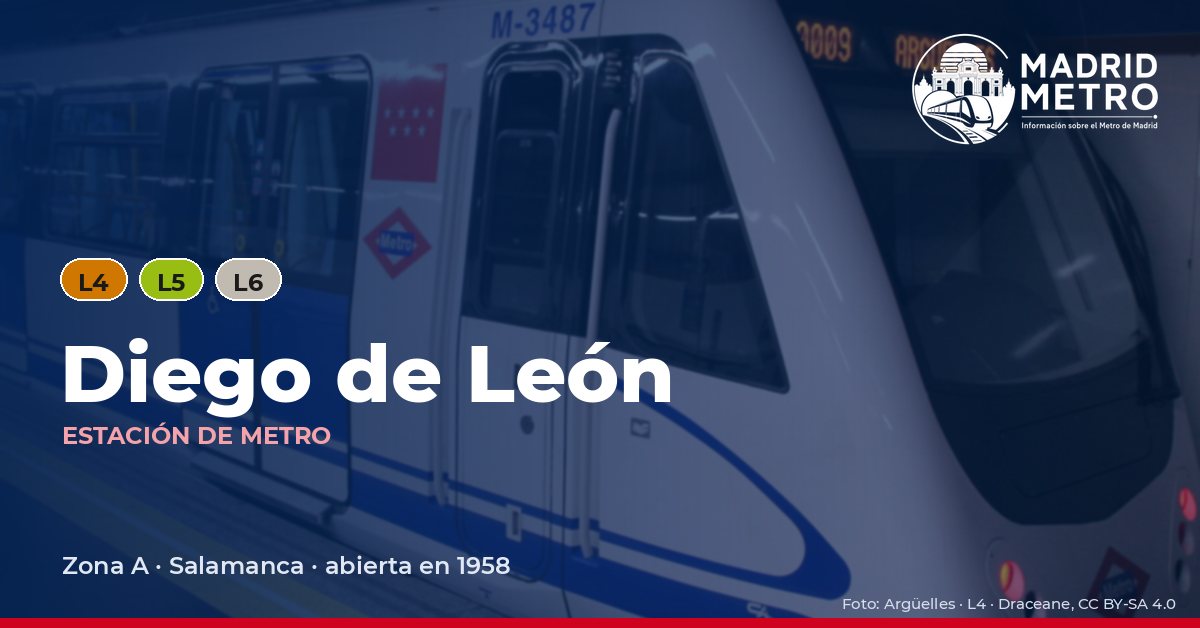 Estación de metro Diego de León