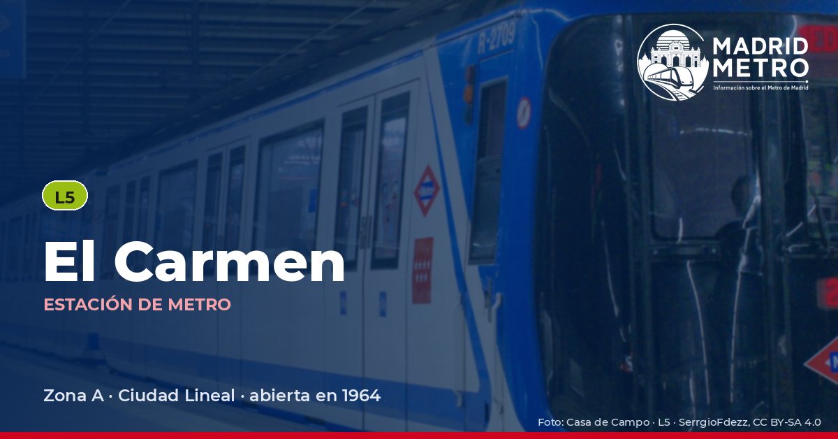 Estación de metro El Carmen
