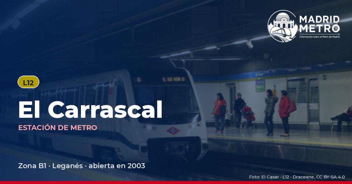 Estación de metro El Carrascal