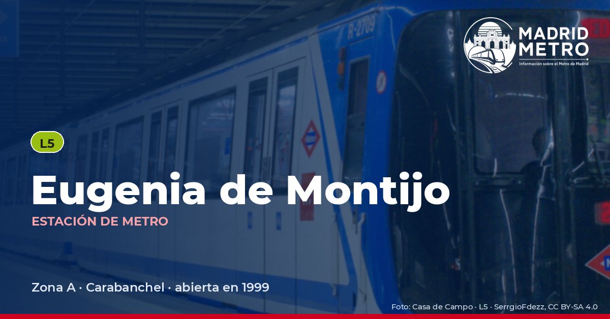 Estación de metro Eugenia de Montijo
