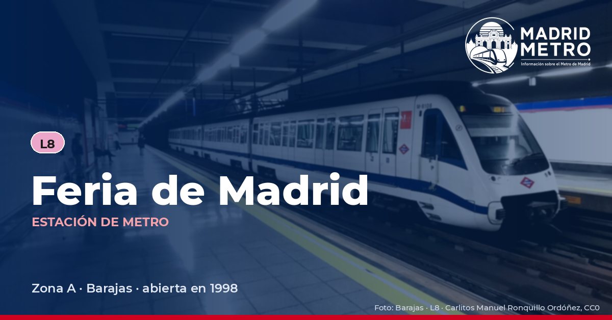 Estación de metro Feria de Madrid
