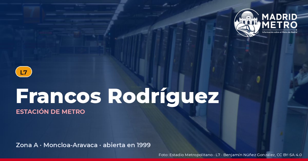 Estación de metro Francos Rodríguez