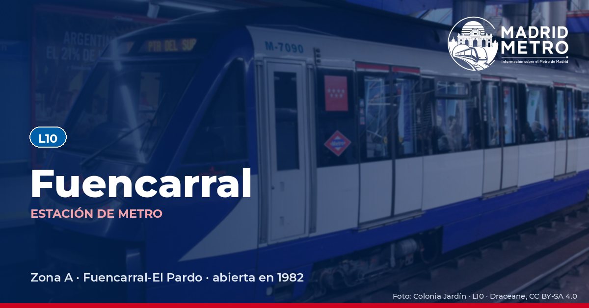 Estación de metro Fuencarral