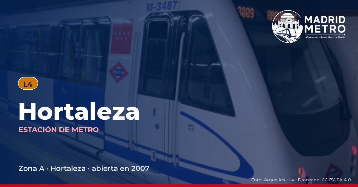 Estación de metro Hortaleza