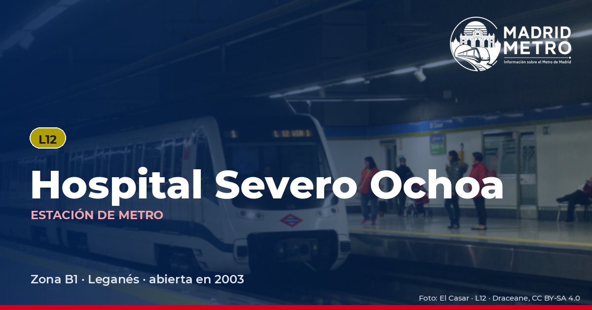 Estación de metro Hospital Severo Ochoa