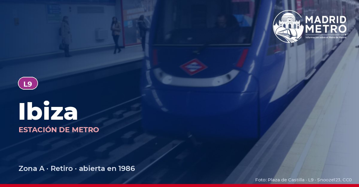 Estación de metro Ibiza