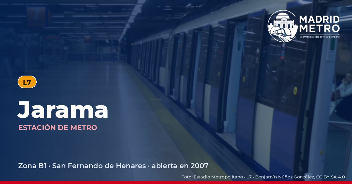 Estación de metro Jarama