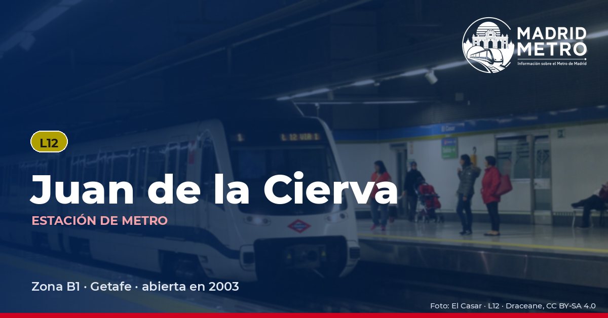 Estación de metro Juan de la Cierva
