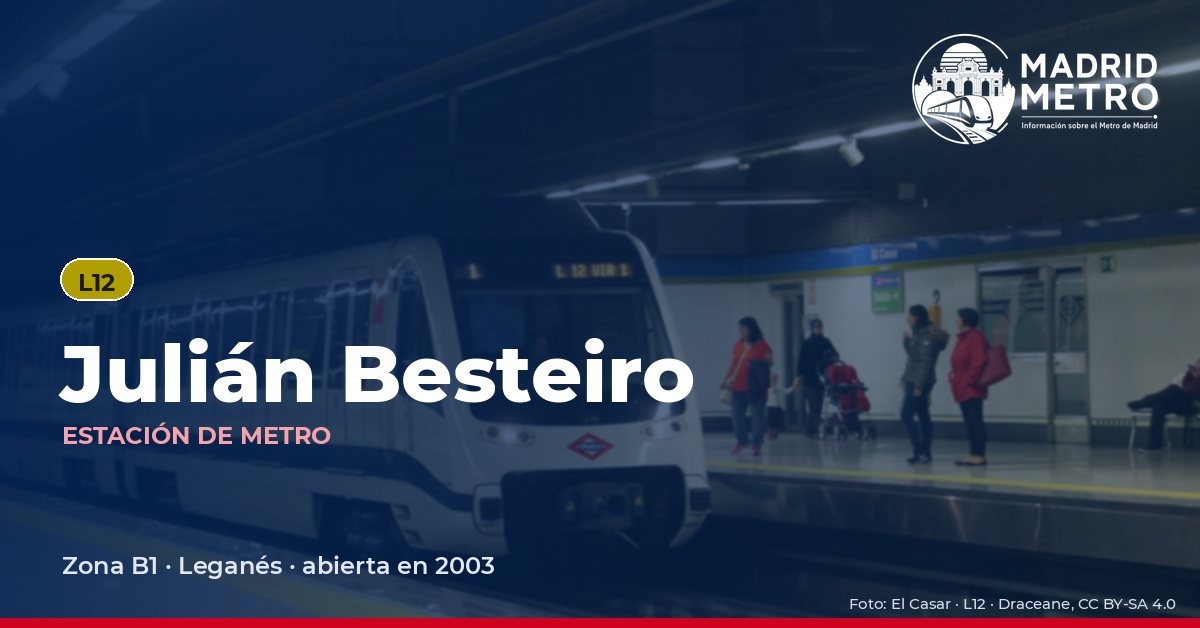 Estación de metro Julián Besteiro