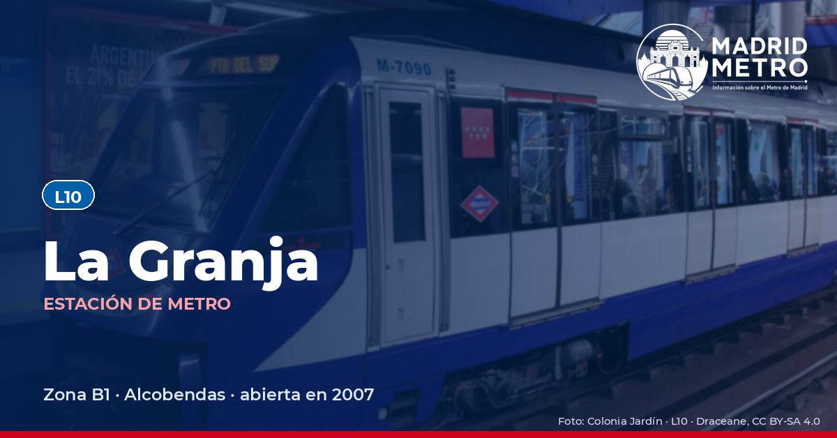 Estación de metro La Granja