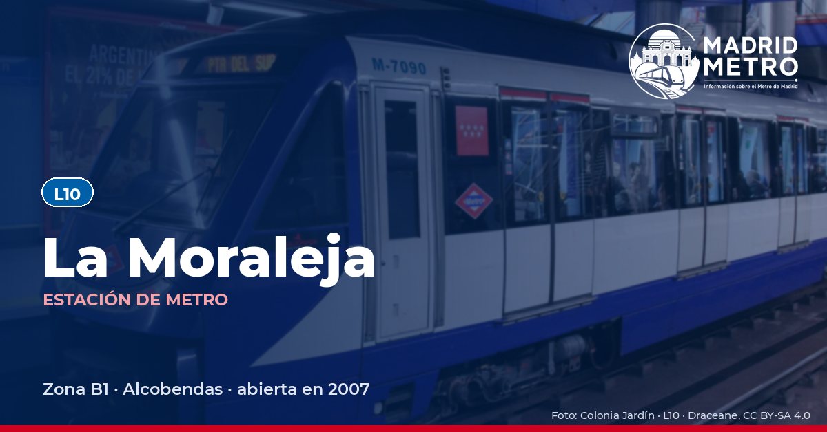 Estación de metro La Moraleja