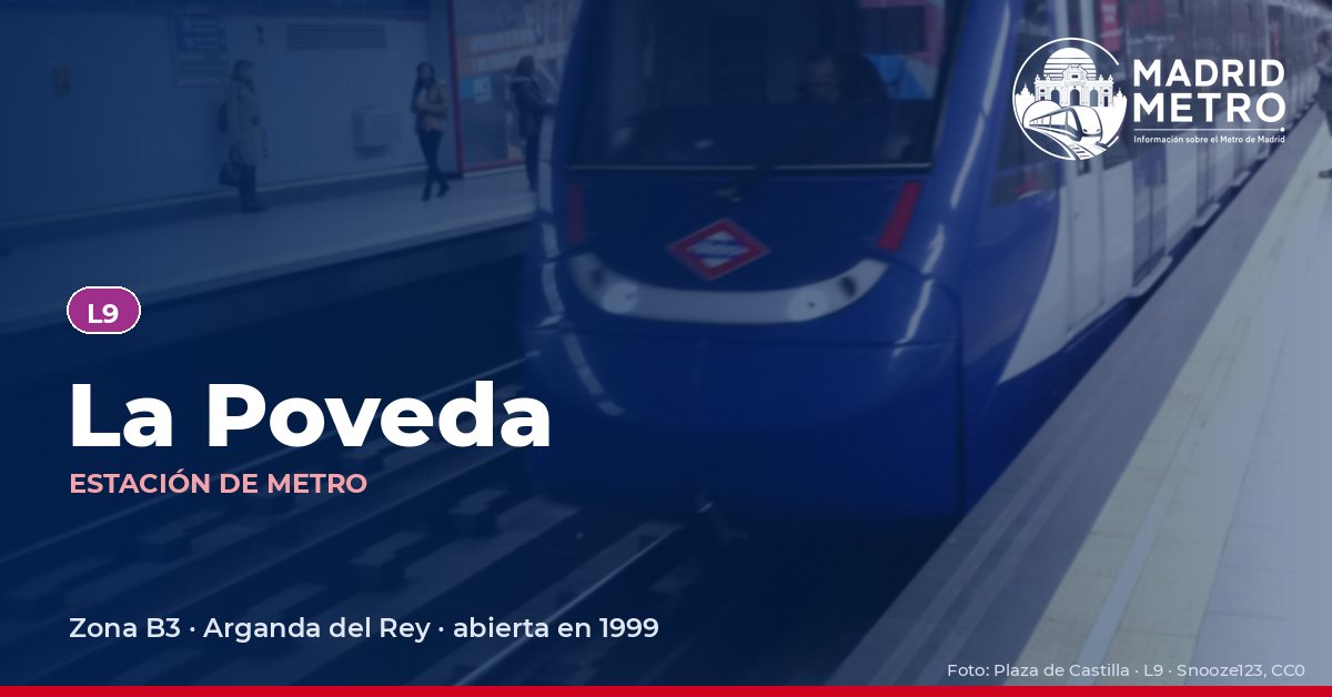 Estación de metro La Poveda