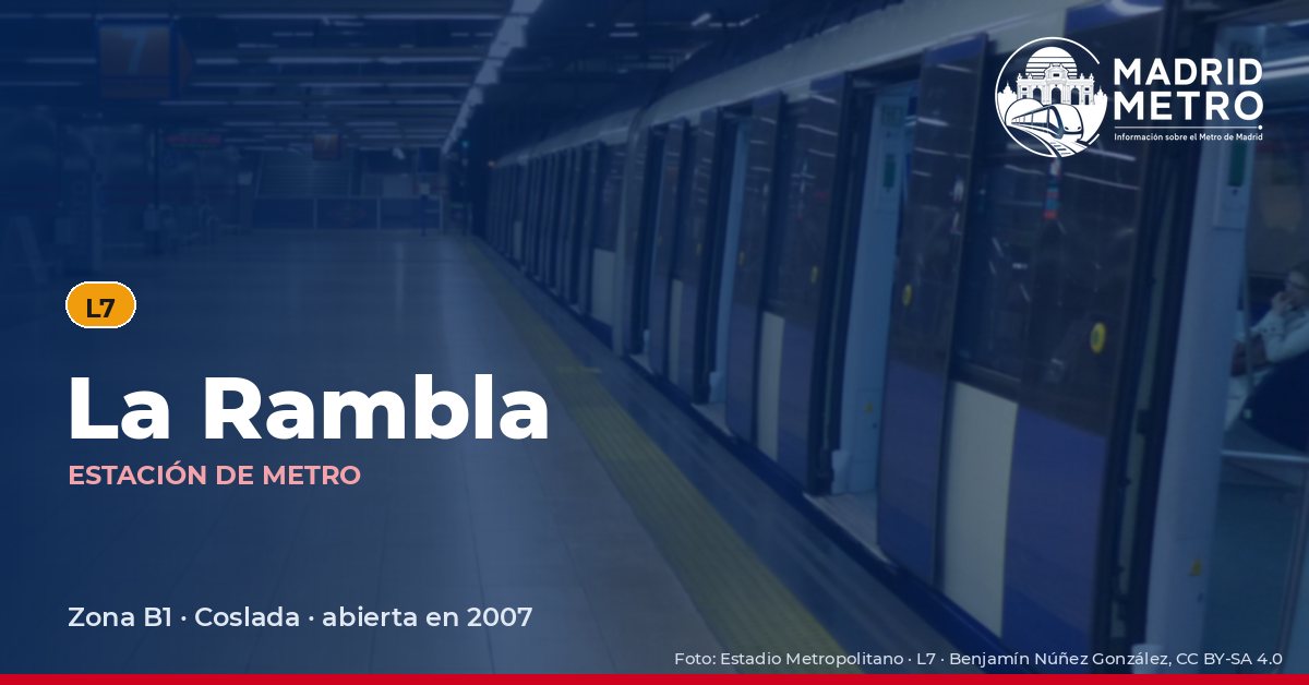 Estación de metro La Rambla