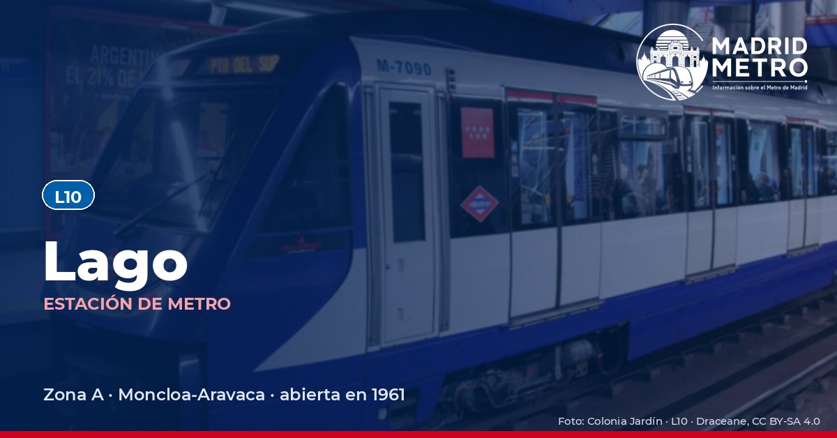 Estación de metro Lago
