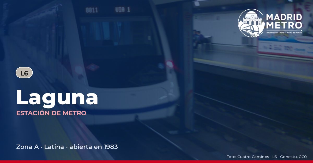 Estación de metro Laguna