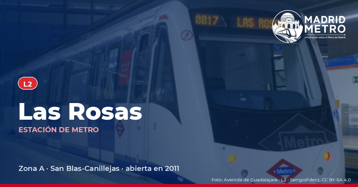 Estación de metro Las Rosas