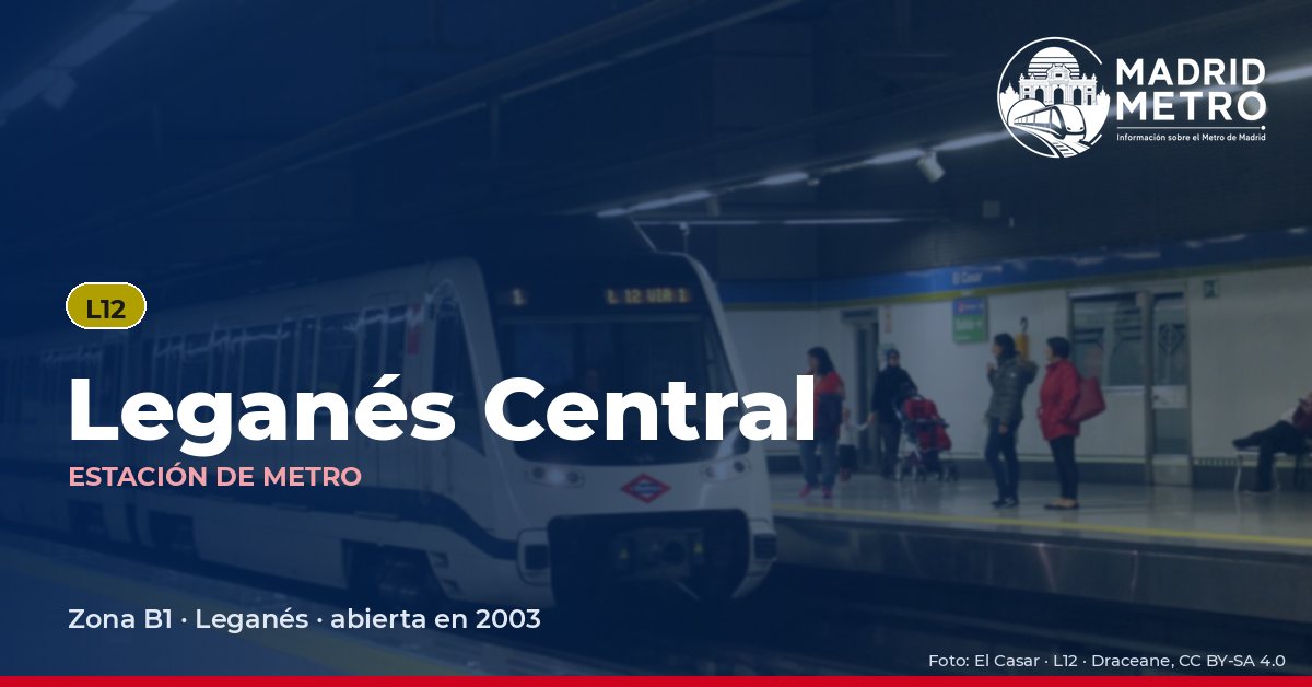 Estación de metro Leganés Central
