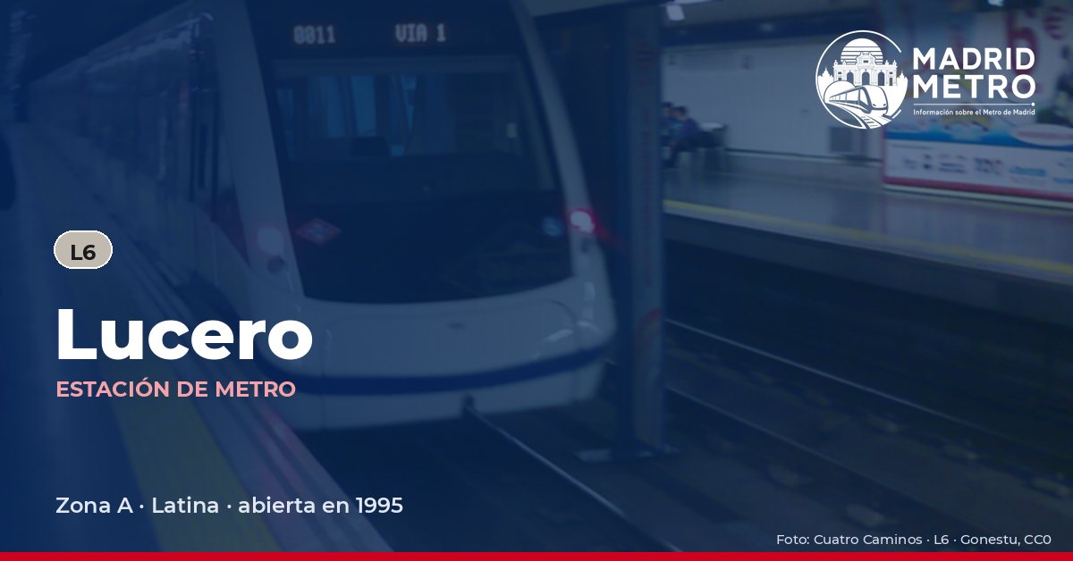 Estación de metro Lucero