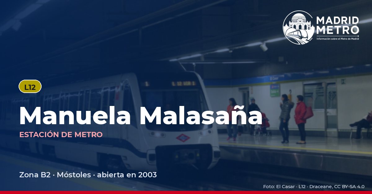 Estación de metro Manuela Malasaña