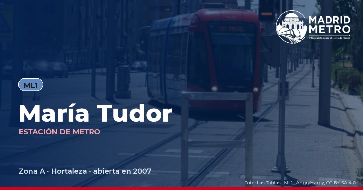 Estación de metro María Tudor