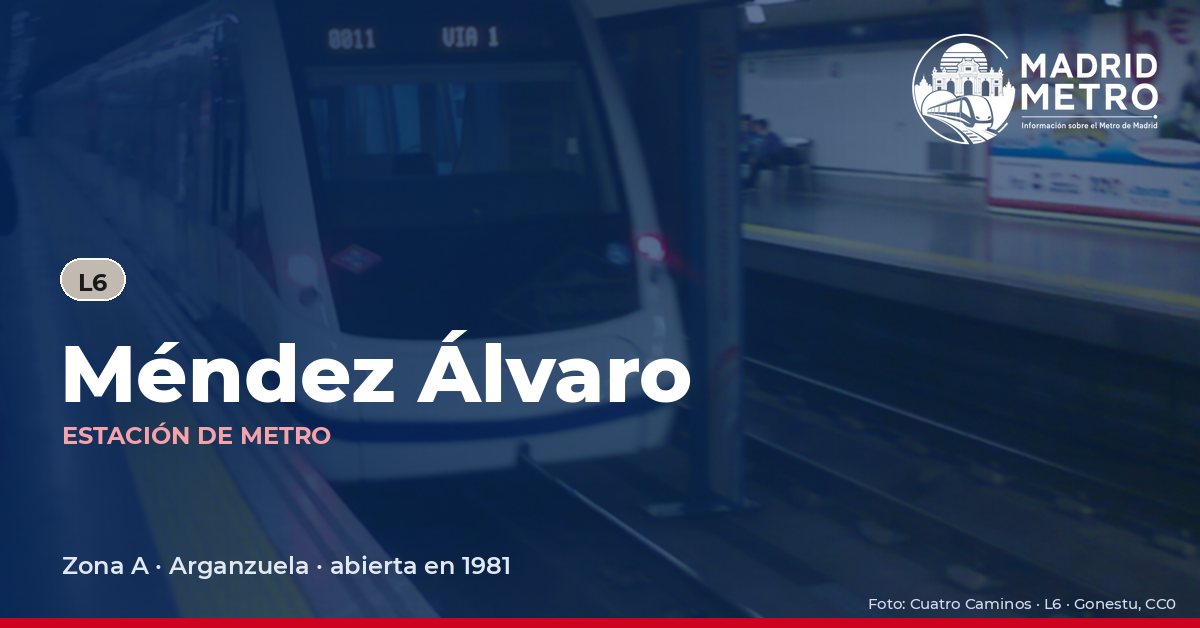 Estación de metro Méndez Álvaro