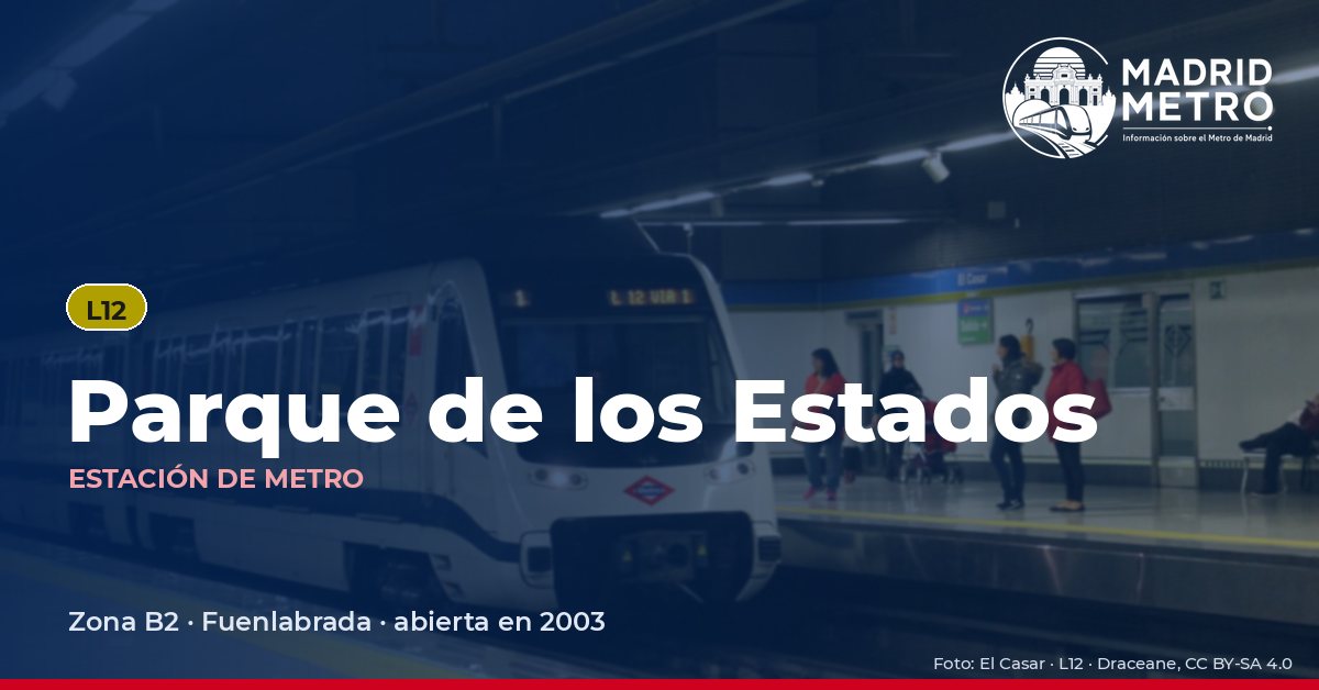 Estación de metro Parque de los Estados