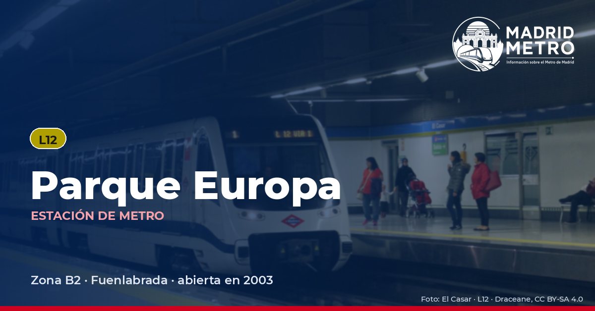 Estación de metro Parque Europa