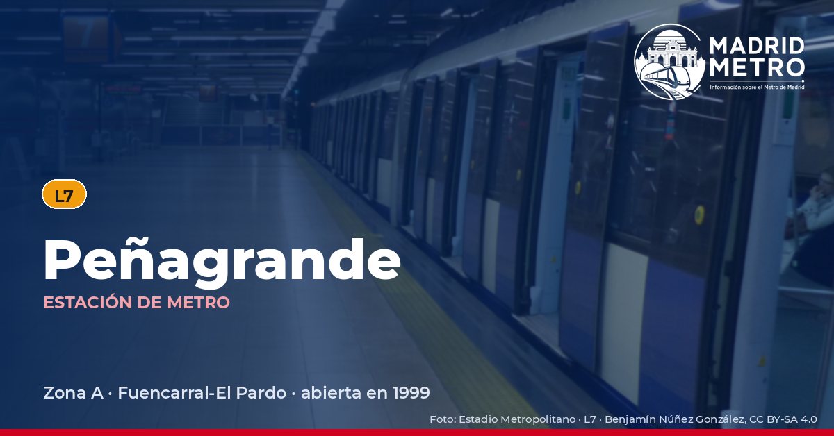 Estación de metro Peñagrande