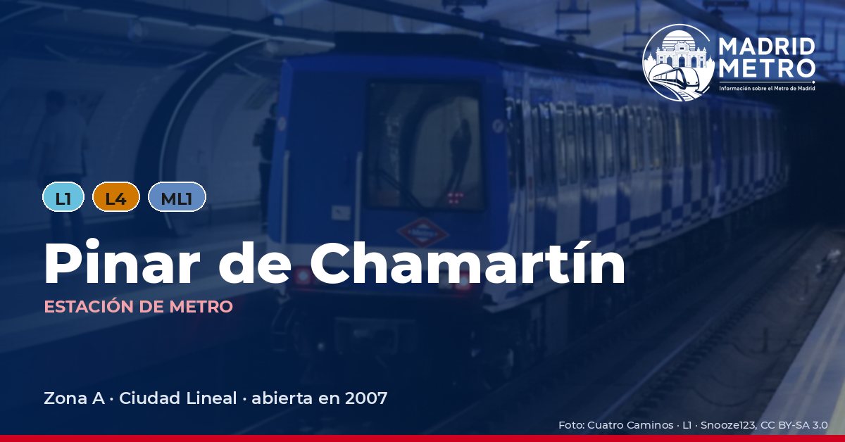 Estación de metro Pinar de Chamartín