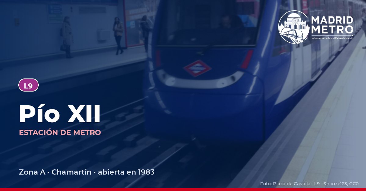 Estación de metro Pío XII
