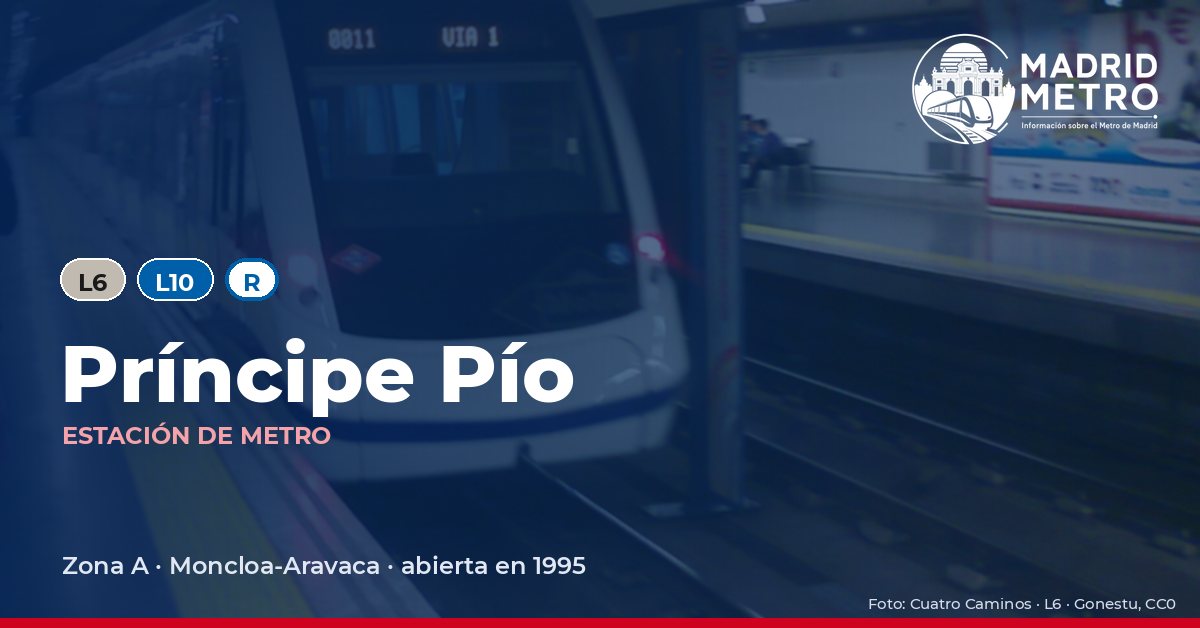 Estación de metro Príncipe Pío