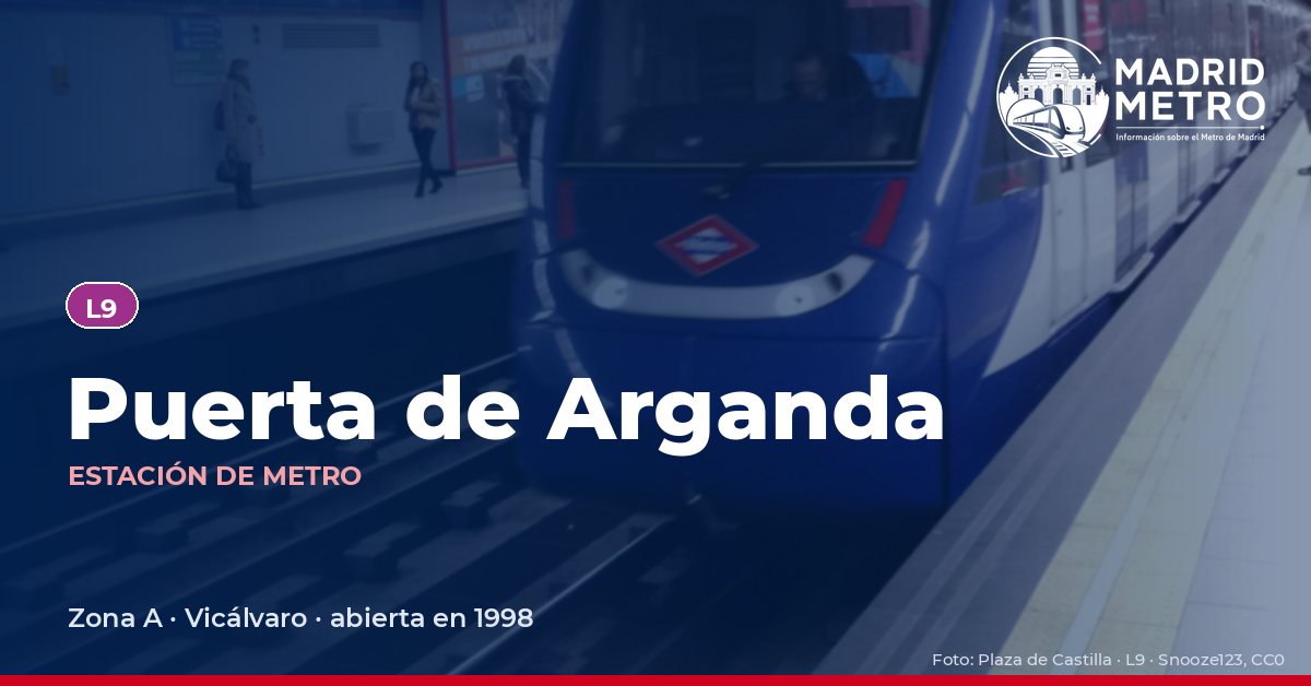 Estación de metro Puerta de Arganda