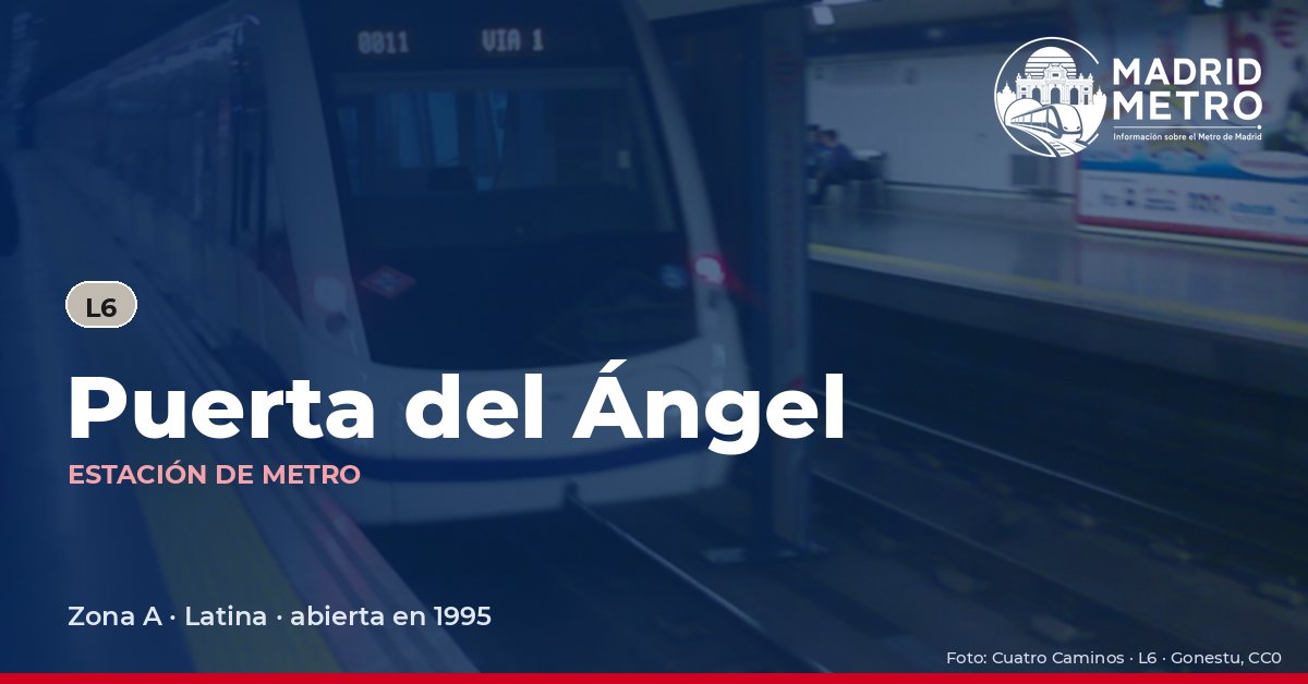 Estación de metro Puerta del Ángel