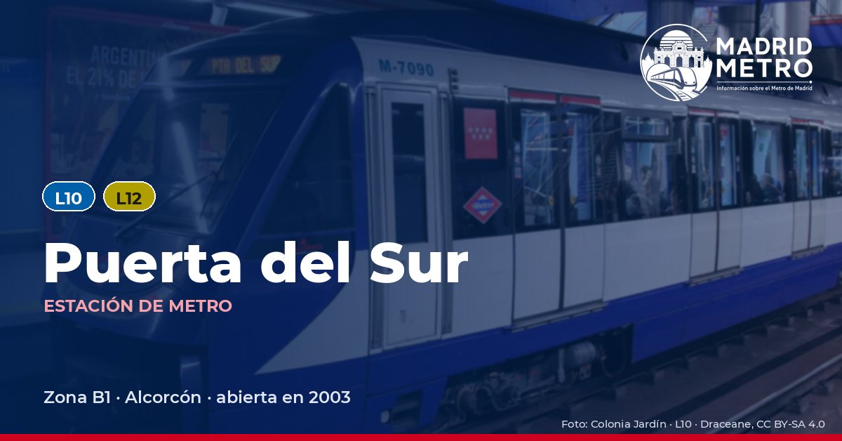 Estación de metro Puerta del Sur